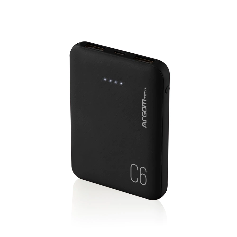 Ultra Compact Portable Power Bank For Charging Two Gagets (6000MAH) - Image 1