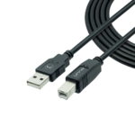 Black 10 FT USB Printer Cable To Connect Printer To Computer