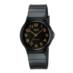 Black & Gold Casual CASIO Analog Watch