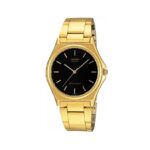 Casio Quartz Wrist Watch in Gold with Black Face