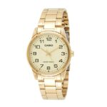 Casio Standard Gold Stainless Steel Easy Read Watch for Men