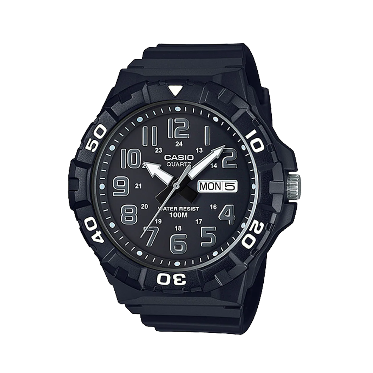 8-1-1-watchntech-ewc22-casio_diver_style_resistant-c-s-1-20-5-10-1-3 Casio Diver Style 10 Bar Resistant Watch with Black Face - Image 1