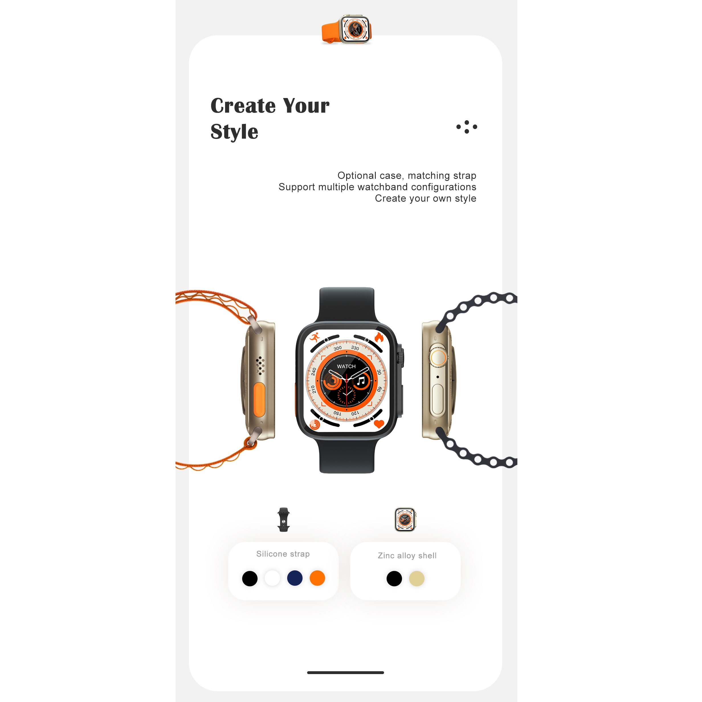 Ultra Smart Watch Men Sports Series 8 - Image 4