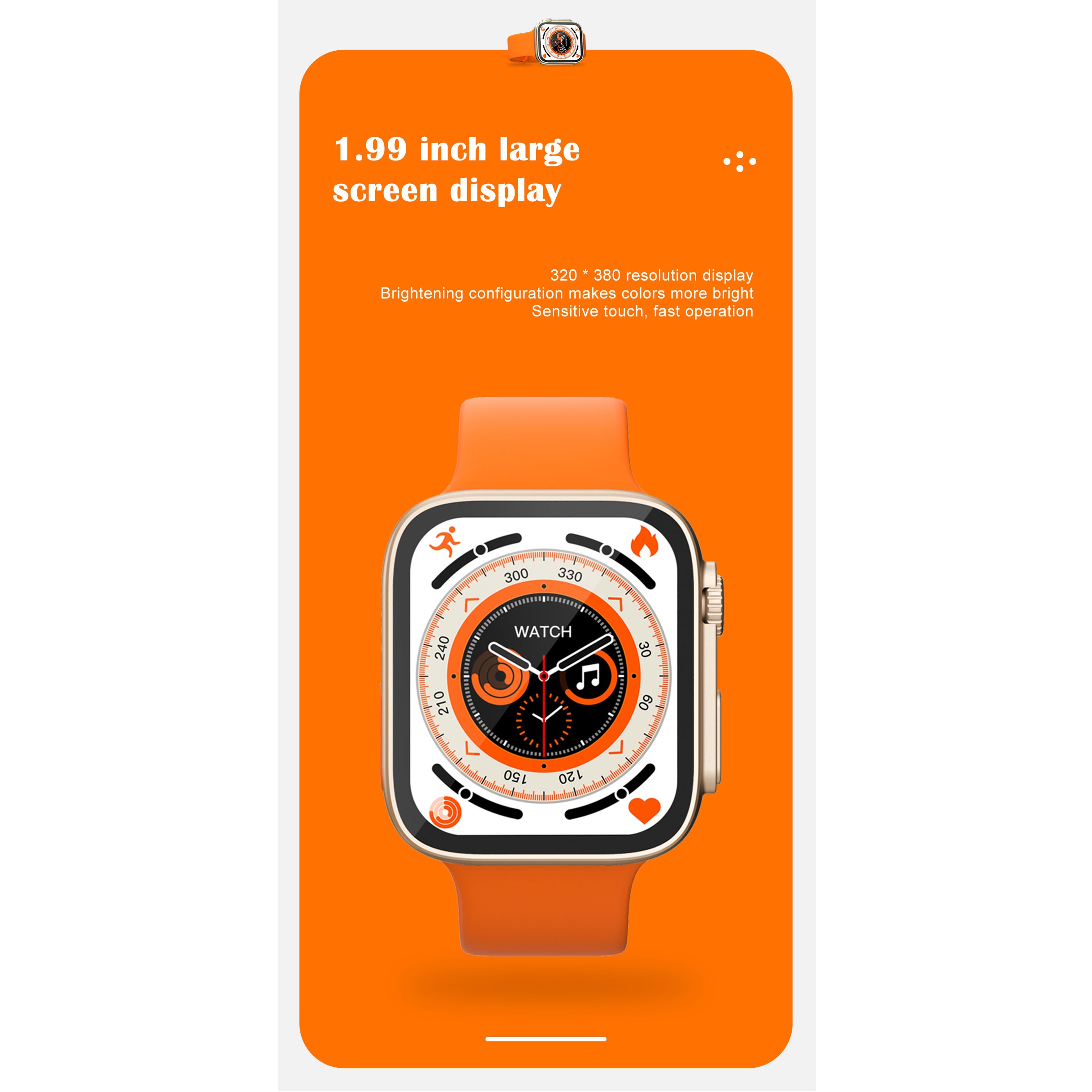 Ultra Smart Watch Men Sports Series 8 - Image 7